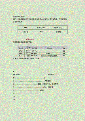 PPQA-P-01-质量保证过程定义(精).docx
