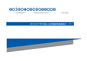 最新统计数据中国公立肿瘤医院数量统计(个).docx