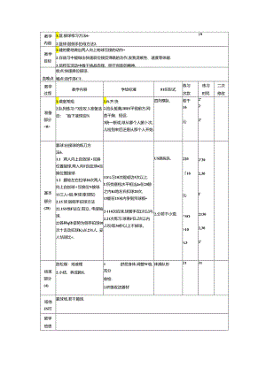 小学体育教学：一年级教案下.docx