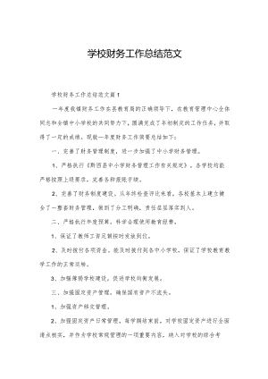学校财务工作总结范文.docx