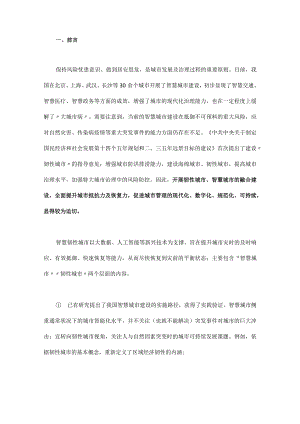 智慧韧性城市建设框架体系及路径研究.docx
