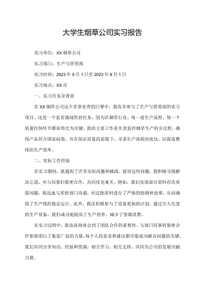 大学生烟草公司实习报告.docx