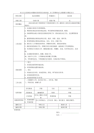 帮厨岗位职责说明书.docx
