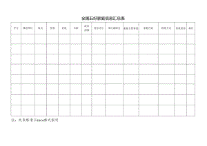 全国五好家庭信息汇总表.docx