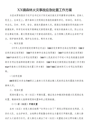森林火灾事故应急处置工作方案.docx