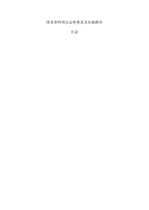 排水管网项目总体要求及实施路径.docx