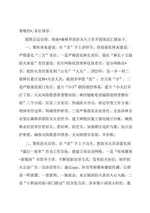 在市林业局防火工作会议上的交流发言.docx