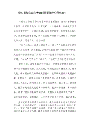 学习2024年5月在山东考察调研时重要指示讲话心得体会4篇.docx