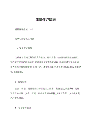 质量保证措施.docx