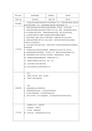 泳训组教练岗位职责说明书.docx