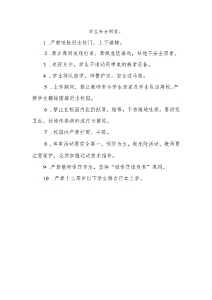 学生安全制度.docx