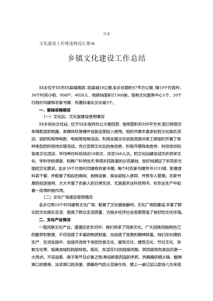 文化建设工作总结汇报（5篇）.docx