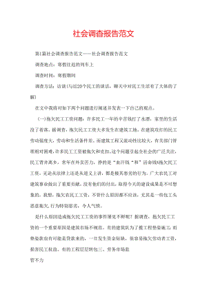 社会调查报告范文.docx