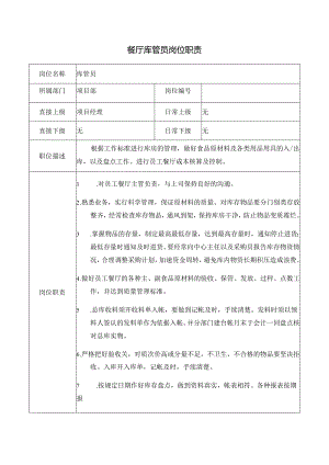 餐厅库管员岗位职责.docx