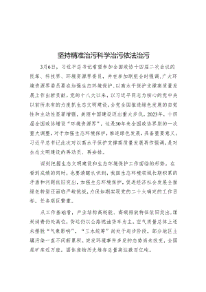 坚持精准治污科学治污依法治污.docx