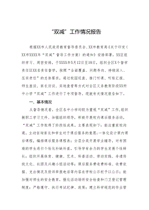 2024年“双减”工作专项督导报告12篇.docx
