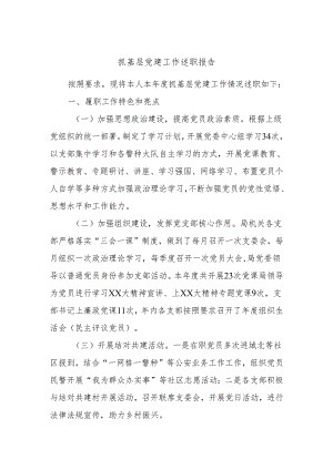 抓基层党建工作述职报告.docx