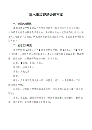 溺水事故现场处置方案.docx