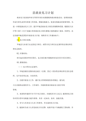 县就业见习计划.docx