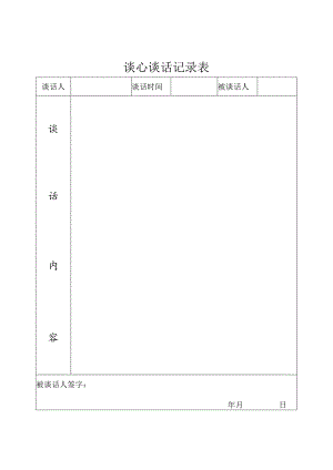 谈心谈话记录表.docx