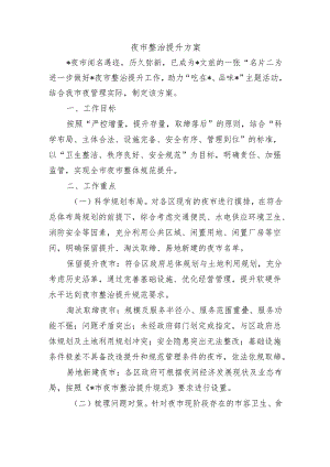 夜市整治提升方案.docx