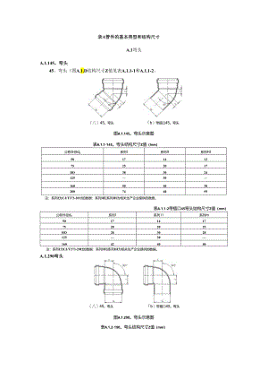 建筑排水聚丙烯静音管管件的基本类型和结构尺寸、温度变化引起的伸缩量、管道水力计算表.docx