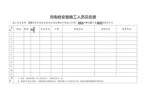 充电桩安装施工人员花名册（2024年）.docx