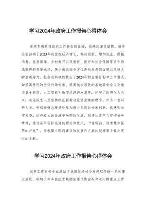 观看2024年国务院政府工作报告的心得体会三十八篇.docx