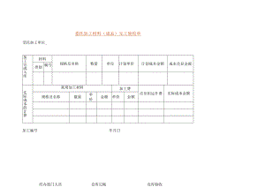 委托加工材料（成品）完工验收单模板.docx