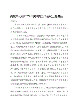 高校书记在2024年关工委工作会议上的讲话.docx