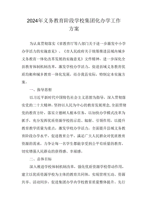 2024年义务教育阶段学校集团化办学工作方案.docx