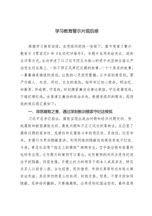 2024年学习教育警示片观后感心得体会.docx