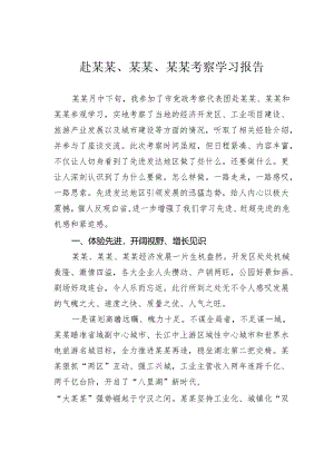 赴某某、某某、某某考察学习报告.docx