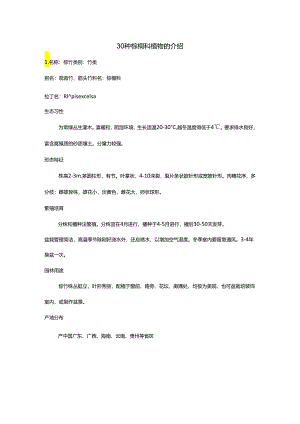 30种棕榈科植物简介.docx