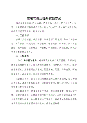 市夜市整治提升实施方案.docx