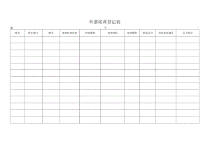 外部培训登记表.docx