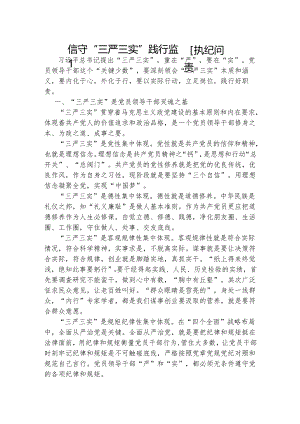 信守“三严三实”践行监督执纪问责.docx