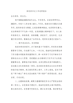 局党委书记工作述职报告.docx