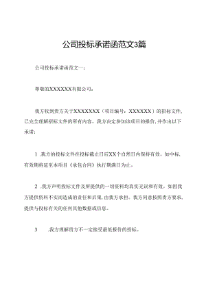 公司投标承诺函范文3篇.docx