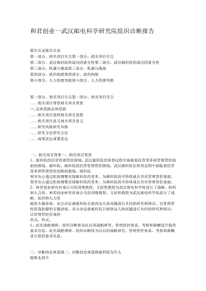 X研究院组织诊断报告书.docx