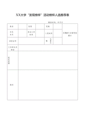 XX大学“我来讲党课”课程推荐汇总表.docx