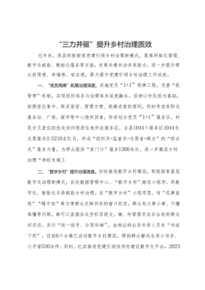 某县在乡村治理工作会议上的发言.docx