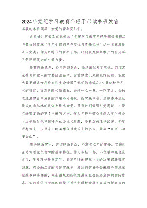 2024年党纪学习教育研讨发言 3篇.docx