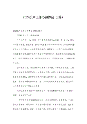 2024抗旱工作心得体会（3篇）.docx