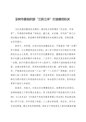 三抓三淬打造模范机关.docx