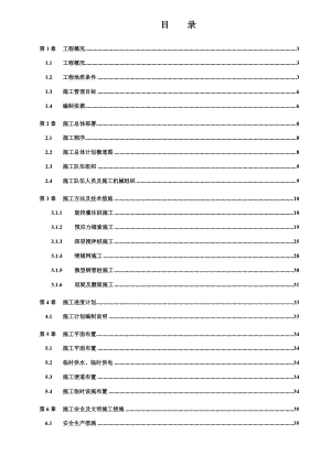基坑支护施工组织设计.doc
