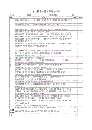 单人徒手心肺复苏评分标准.docx