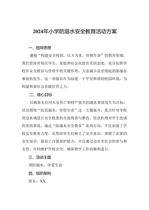 2024年小学防溺水安全教育活动方案.docx