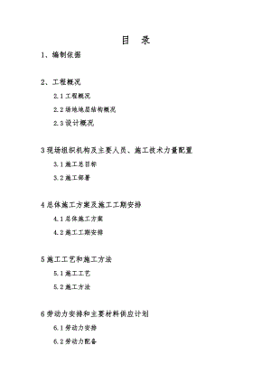 大连市城市中心区梭鱼湾生活垃圾压缩转运站项目工程抗浮锚施工方案.doc