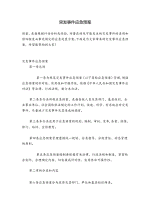 突发事件应急预案.docx